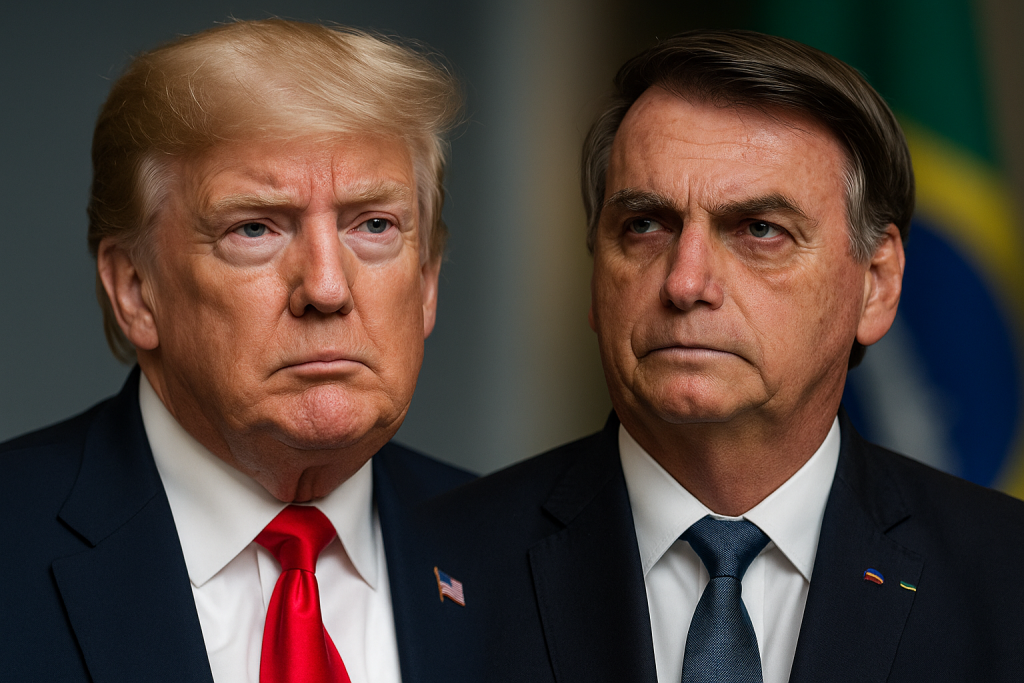 Deixe Bolsonaro em paz": Trump defende ex-presidente brasileiro e joga gasolina no cenário político internacional