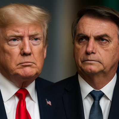 Deixe Bolsonaro em paz": Trump defende ex-presidente brasileiro e joga gasolina no cenário político internacional